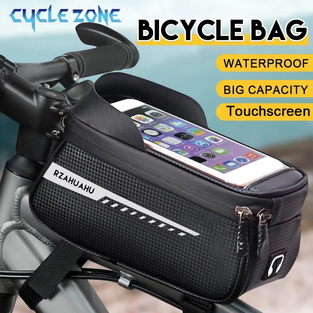 Phone Zone Accessories & Repair - Borsa da Bici Anteriore da Telaio,