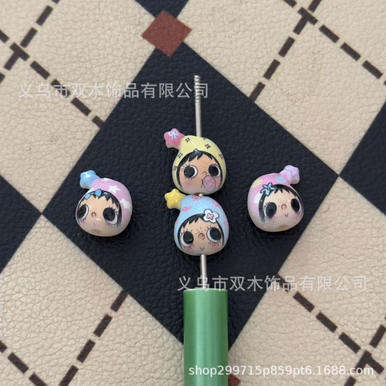 10 pezzi di perline stampate a - Phone Accessories Beads recensione e prezzo