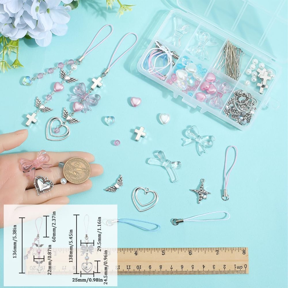 154 pezzi fai da te 8 set kit  - Phone Accessories Beads recensione e prezzo