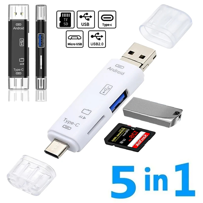 5 in 1 Multifunzione Usb 2.0 T - Phone Accessories Types recensione e prezzo
