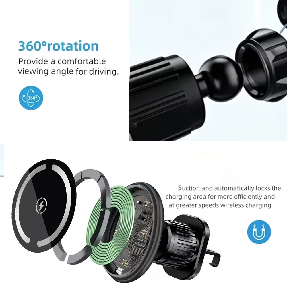 Caricatore Wireless LED Magnet - Phone Accessories Types recensione e prezzo